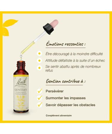FLEURS DE BACH ORIGINAL - Gentian No 12 - Aide surmonter les Obstacles qui donnent envie d'abandonner - lixir Floral Naturel - Compte-Gouttes x 20 ml Vegan 20 ml (Lot de 1) Pers v rance - Buy Online on GoSupps.com