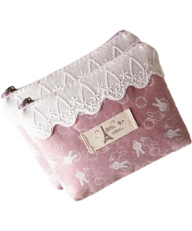 Lurrose 8 Pack Zipper Storage Bags for Women - Cotton Towel & Coin Bags with Rabbit Design - 16x12cm - Optimal for Travel & Organization - Buy Online on GoSupps.com