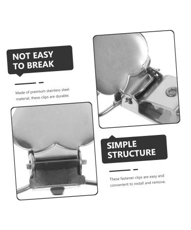 Minkissy 30St Peach Heart Beak Clips - Versatile Clips for Clothes Cushions & Bedding | Stainless Steel Ideal for Newborns & More - Buy Online on GoSupps.com