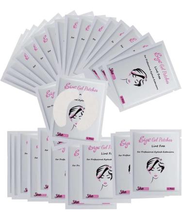 60 Pairs Eyelash Extension Gel Pads - Lint-Free Under Eye Pads for Salon & Individual Use - Buy Online on GoSupps.com