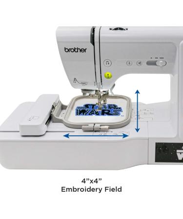 Brother LB5000S Sewing and Embroidery Machine - Star Wars Edition with 4 Faceplates and 10 Designs - Buy Online on GoSupps.com