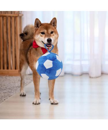 Piang Gouer Interactive Dog Toys - Plush Puzzle Football for Medium & Large Dogs | 7.1in Ball with Belt Band - Buy Online on GoSupps.com
