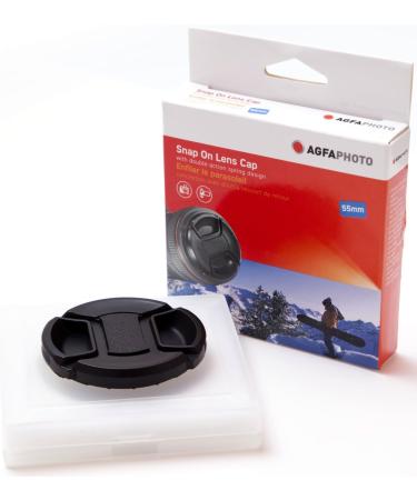 AGFA 55mm Snap On Lens Cap with Double-Action Spring Design - APCAP55 - Buy Online on GoSupps.com