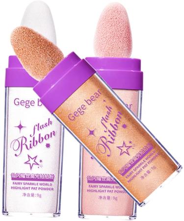 DOITOOL 9 Pcs Highlight Pat Powder Face Highlighter Powder Highlighter Face Glitter Three-dimensional Voss 1 count (Pack of 1) Assorted Colorx3pcs - Buy Online on GoSupps.com