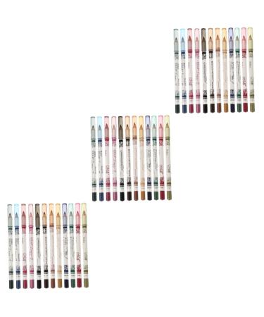 FOMIYES 3pcs 12 Shimmer Eyeliner Glitter Eyeliner Flash Suit Cosmetic Pencils Set Makeup Pen Water Proof 1 count (Pack of 1) As Shownx3pcs