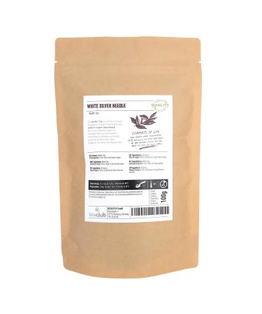 Premium White Silver Needle White Tea - 100g Chinese Loose Leaf Buds | TeaClub International Shipping - Buy Online on GoSupps.com