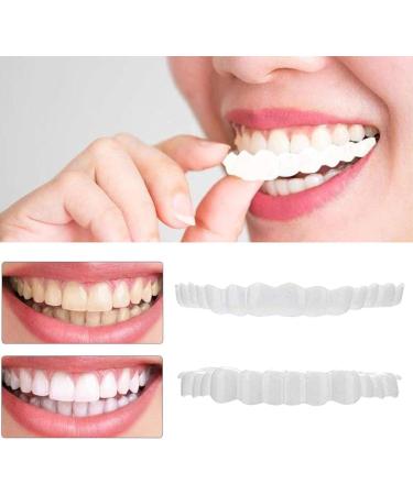 BGZ 5 Couples Perfect Smile Teeth Veneers - Instant Snap-On Dentures for Flawless Smile | Temporary Braces for Imperfect Teeth (5 Upper & 5 Lower) - Buy Online on GoSupps.com