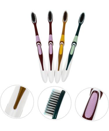 GLEAVI 4pcs Toothbrush Set for Adults - Travel-Friendly Oral Care Filament Brushes - Buy Online on GoSupps.com