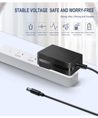 Replacement 12V Charger for Razor Power Core 90 Electric Scooter | Compatible with Razor E90, E95, ePunk, XLR8R, Electric Scream Machine, Kids Ride On Toys | 6ft Long Power Cord Adapter - Buy Online on GoSupps.com
