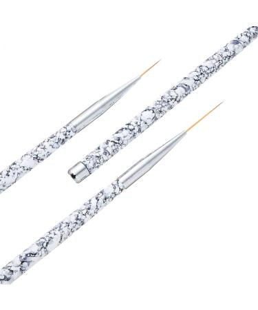 Tbestmax Professional Fine Nail Art Liner Brush Set - 3 pcs, White - Buy Online on GoSupps.com