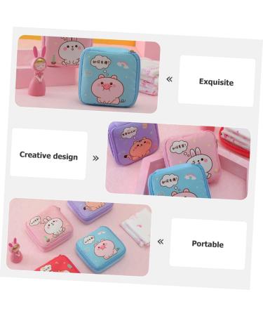 LALAFINA Period 4pcs Aunt's Towel Storage Bag - Menstrual Pad & Cosmetic Organizer Travel Bag - Buy Online on GoSupps.com