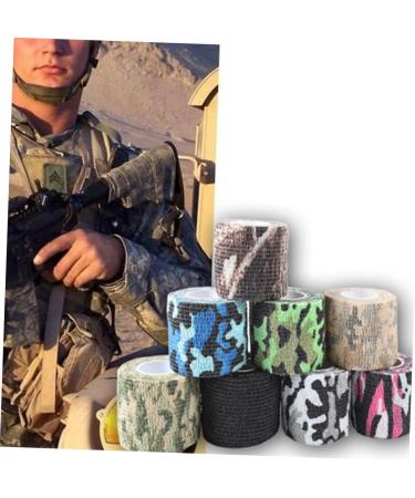 Toddmomy Emergency Medical Tape - 6 Pcs Athletic Camouflage Gauze Tape | Self-Elastic First Aid Ribbon for Sports & Emergencies - International Shipping Available - Buy Online on GoSupps.com