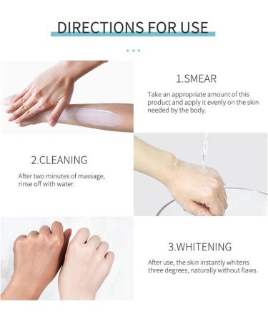  Eastuy Body Lightening Cream | Intimate Area Skin Lightening Cream | Gentle Moisturizing Lightener for Dark Spots on Underarms Chest and Lesbian - Buy Online on GoSupps.com