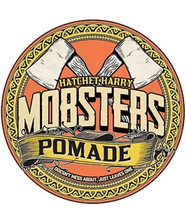 Mobsters Pomade for Men Strong Hold Water Based Deluxe Matt Finish Hair Wax 150ml Tin - Special Edition (Hatchet Harry) - Buy Online on GoSupps.com
