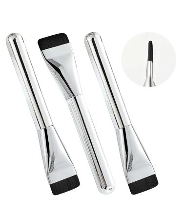 Flat Foundation Brush for Liquid Makeup Jemey Angled Liquid Foundation Brush Premium Makeup Cream Powder Concealer Brush Makeup Brushes Set