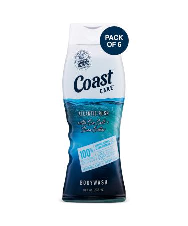 Coast CARE Body Wash - ATLANTIC RUSH 18OZ (PACK OF 6)