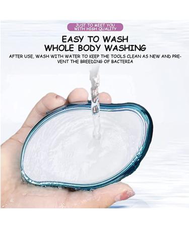 Crystal Hair Eraser - Painless Silky Hair Removal Stone for Women and Men - Fast & Easy Magic Hair Remover for Arms, Legs & Back (Sky Blue) - Buy Online on GoSupps.com
