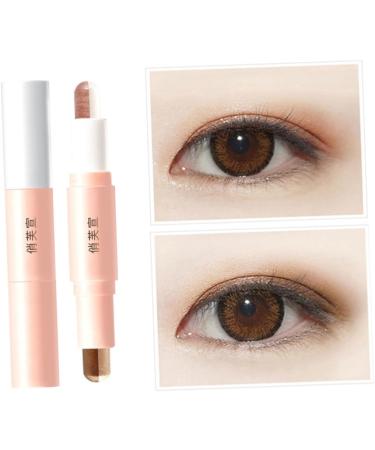 FOMIYES Shimmer Eyeshadow 2pcs Eye Shadow Stick Eyeshadow Stick Women Cosmetic Shadow Makeup Tool Pearlescent The Lazy 1 count (Pack of 1) Blue - Buy Online on GoSupps.com