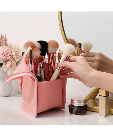 Makeup Brush Bags - 2 PCs Zodors Travel Cosmetic Keepers | Black & Pink Makeup Storage for Women - Buy Online on GoSupps.com