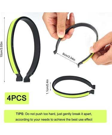 Reflective Pants Clamps for Cyclists | Universal Bicycle Pants Protection | 2 Pairs PVC Coated Clips - Buy Online on GoSupps.com