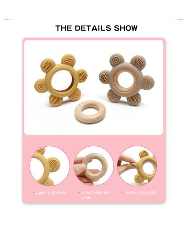 Airfish Baby Teething Ring - BPA-Free Silicone Teether for Newborns 3-12 Months | Soothes Gums & Eases Teething Pain - Buy Online on GoSupps.com