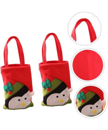 STOBAZA 2pcs Christmas Candy for Pouch Non-woven Exquisite Party Hand Adorable Xmas Decor Bags Sweets 22x15cm Assorted Color 5 - Buy Online on GoSupps.com