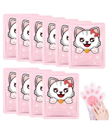 10 Pi ces de Masque Main Film de Soin pour les Mains - Hydratation Intense au lait de Ch vre et la Niacinamide claircissant et R g n rant pour la Peau Pour Tous les Types de Peau