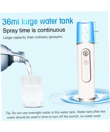 DOITOOL Portable Nano Mist Cooler Facial Mist Steamer Cool Face Mist Steamer Facial Sprayer Face Sprayer Skin Care Portable Steamer Humidifier Face Steamer White Charge - Buy Online on GoSupps.com