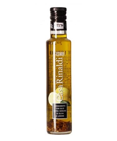 Italian extra virgin olive oil flavored with lemon