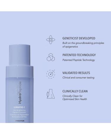HydroPeptide LumaPro-C Face Serum | Peptide & Pigment Complexion Corrector | Nourish Skin | 1 oz - Shop Internationally - Buy Online on GoSupps.com