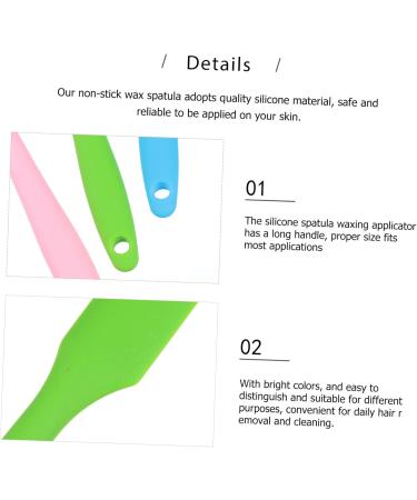 Minkissy 6-Piece Silicone Hair Removal Pen & Wax Spatula Set | Ideal for Cake Decorating Face Cream Application & Hair Removal - International Shipping Available - Buy Online on GoSupps.com