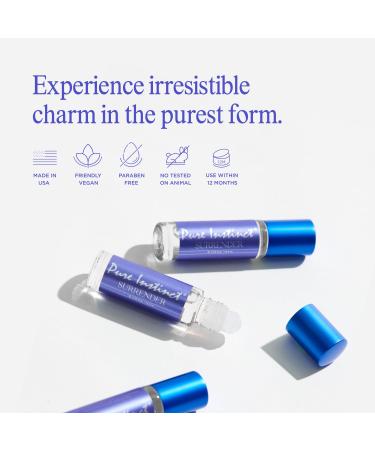 Pure Instinct SURRENDER Roll-On The Original Pheromone Infused Body Oil Perfume Fragrance EdP Parfum - For Her Women - TSA Ready 0.34 fl oz Surrender - Women - Buy Online on GoSupps.com