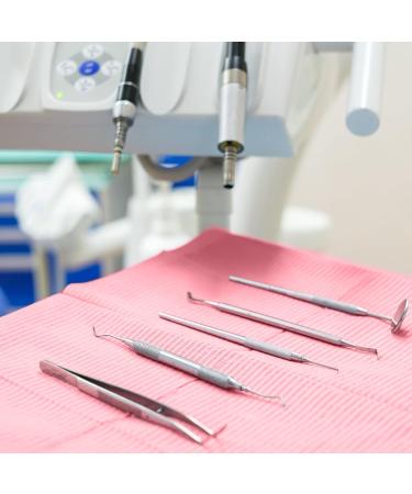 Buy Healifty Disposable Waterproof Bibs for Dentist Clinic - Pink 110-120pcs | International Shipping Available - Buy Online on GoSupps.com