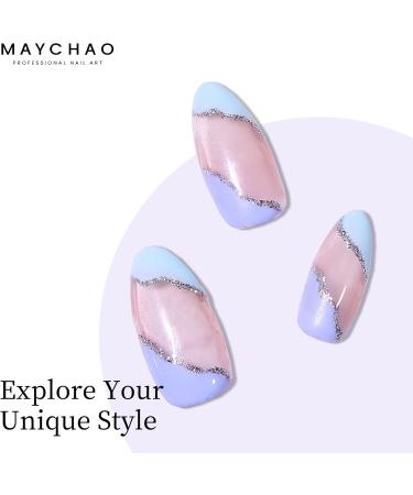 MAYCHAO 15ML Gel Nail Polish 1Pc Purple Gel Polish Soak Off UV LED Nail Polish Pansy Spring Gel Nail Polish Nail Art Starter Manicure Salon DIY at Home 0.5 OZ - Buy Online on GoSupps.com