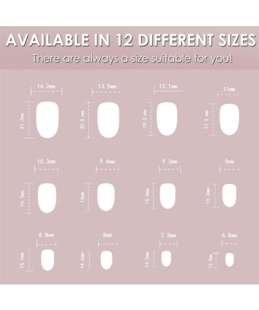 French False Nails 24Pcs Nude Almond Full Cover Press on Nails with Glue - White French Nail Tips for Women Girls | Nails Art #XRFS - Buy Online on GoSupps.com