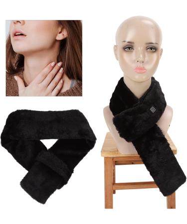 Black Heated Scarf & Electric Neck Pillow - Wireless Thermal Support with 3 Adjustable Temperatures for Ultimate Relaxation - Buy Online on GoSupps.com