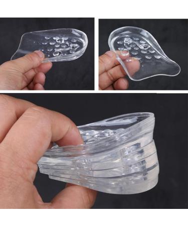 Clear Adjustable 5-Layer 1.7 Height Increase Insole for Women Men - Breathable Invisible Lift Inserts for Taller Shoes - Buy Online on GoSupps.com