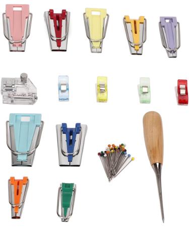 HEEPDD Bias Tape Makers Set - Fabric Sewing Quilting Binding Tools with Binder Foot and Accessories - Buy Online on GoSupps.com