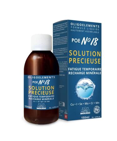 Precious Solution -POE N°18 - Trace Element Preparation - Fatigue and convalescence - BIOLIGO - 150 ml