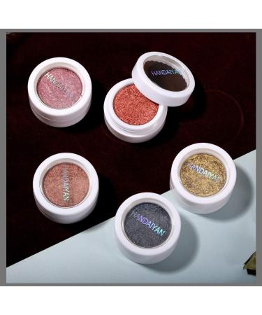 AKARY 12 Colors Glitter Eyeshadow Palette | Highly Pigmented Eye Makeup for Women & Girls | Pearlescent Monochrome Shades | Polarized Light Formula | Non-Smudge Eye Shadow | Eye Brightening Flash Powder - 11g - Buy Online on GoSupps.com