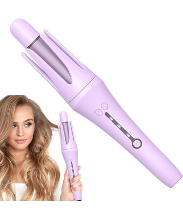 CENRF Auto Curling Iron | Detangling Curling Stick Wand Fast Heating Ions Hair Iron Curler 3 Adjustable Temps Hair Crimper Waver Hair Tool for Most Hair Types 28MM Purple - Buy Online on GoSupps.com