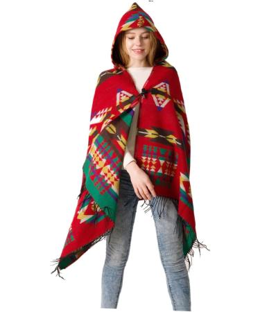 CALLARON Hooded Cloak Autumn and Winter Decorate Miss Rebozos Para Mujer - Buy Online on GoSupps.com