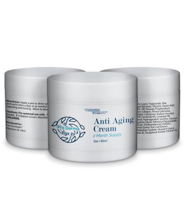 Pro Derma PGX 2x Anti Aging Cream - 2 Month Supply with Vitamin C for Youthful Skin Even Skin Tone & Reduced Wrinkles - Natural Collagen Booster - Buy Online on GoSupps.com