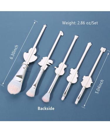 Premium 5-Part Baby Makeup Brush Set | Creative Stab-Topics Cosmetics | Best Gift for Young Girls - Buy Online on GoSupps.com