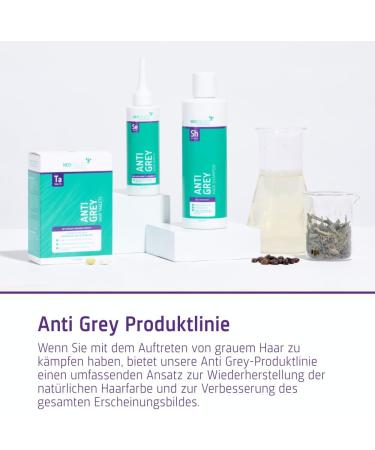 Neofollics AntiGray Shampoo gradually darkens gray hair cares for hair and scalp with antioxidants and plant extracts for men and women 250 ml - Buy Online on GoSupps.com