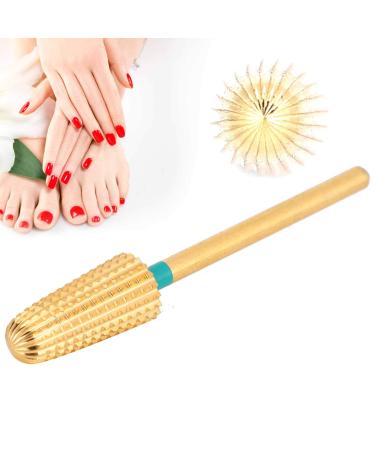 Nail art drill practical manicure pedicure tool for nail art school for nail design for daily life for nail art artist (conical flat head C)