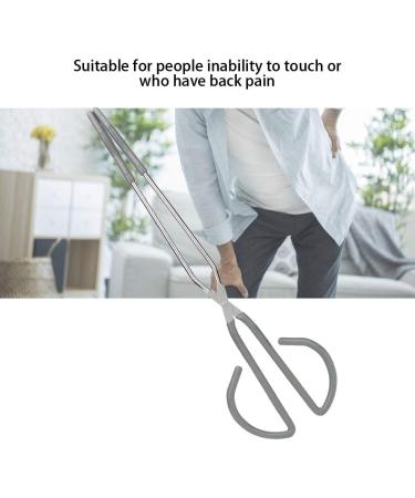 Lightweight Metal Toilet Aid - Self Wipe Hygiene Tool for Elderly & Pregnant Women (12inch) | Optimal Comfort & Independence - Buy Online on GoSupps.com