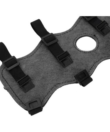 Tihebeyan Adjustable Nylon Archery Arm Guard with 4 Elastic Straps - Black - Buy Online on GoSupps.com
