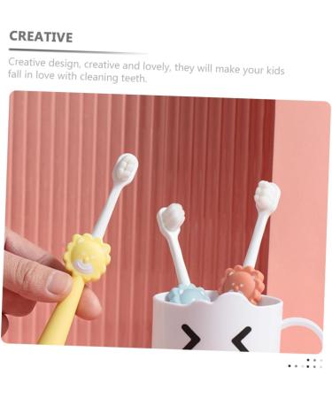 Hoement 3-Piece Children's Toothbrush Set | Daily Use Manual & Travel Toothbrush for Kids | Essential Children s Accessories - Buy Online on GoSupps.com