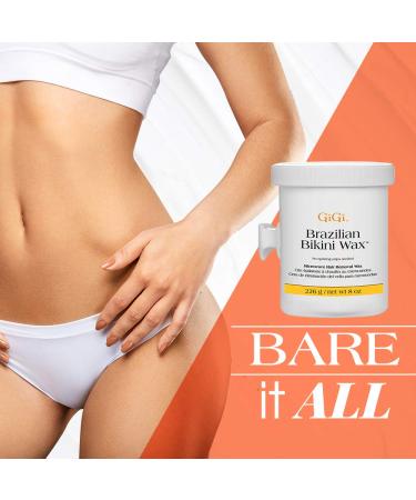 Gigi Spa Brazilian Bikini Wax - 8 oz Microwave Hair Removal Wax - Buy Online on GoSupps.com